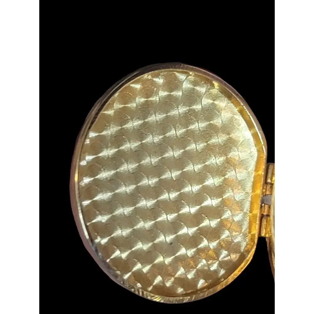 Nice 40mm Parmex Gold Tone Quartz Pocket Watch New Battery Runs Well